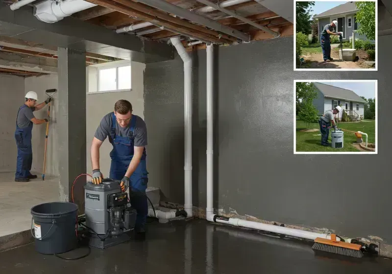 Basement Waterproofing and Flood Prevention process in Beardstown, IL